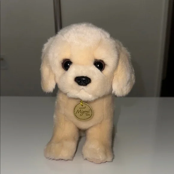 Aurora Myoni Tots 10” Golden Lab Plush Puppy - Picture 1 of 11